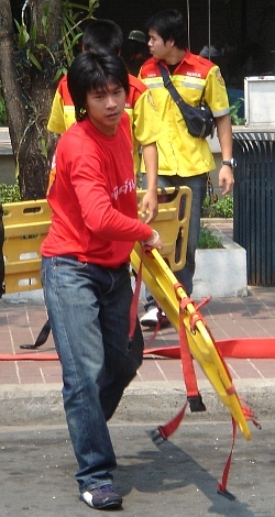 lifeguard in anorak